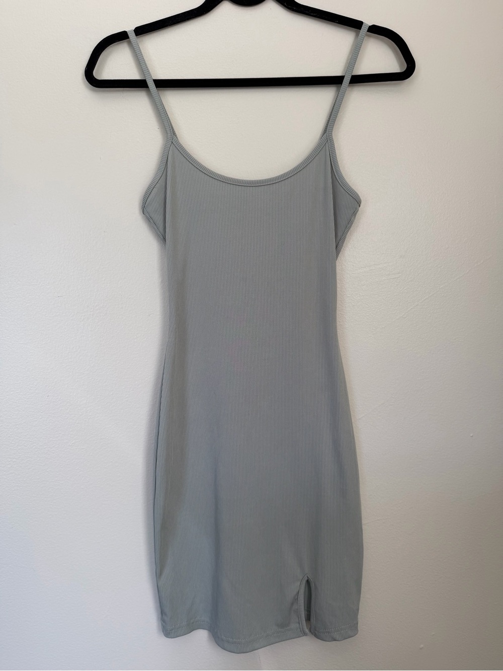 Women’s Ribbed Bodycon Seafoam Green Midi Dress Size XS S